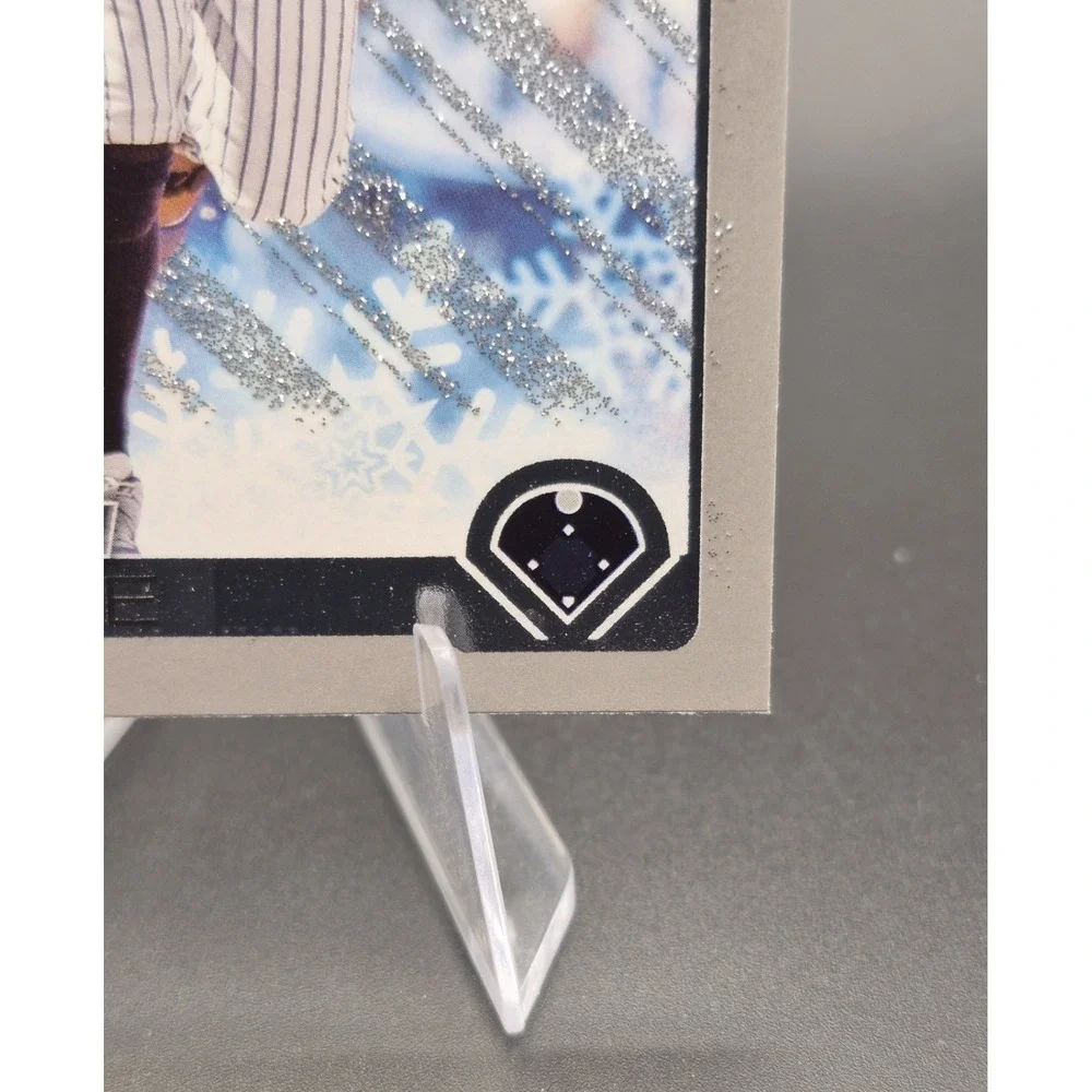 2025 Topps‎ Holiday - Aaron Judge #H161 Holiday Silver Glitter